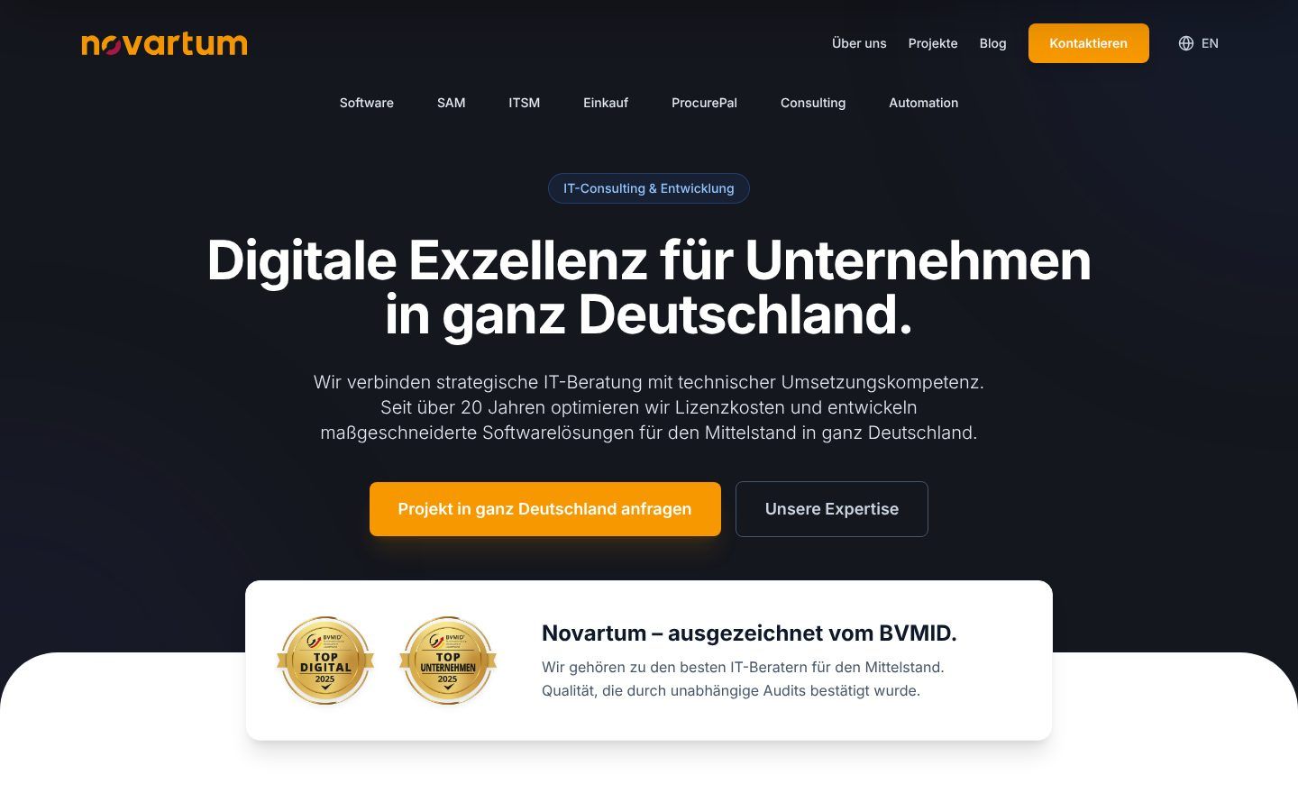 Screenshot novartum.com
